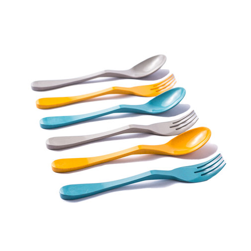 Knork Eco Astrik 6 Piece Flatware Set, Service for 3 & Reviews Wayfair